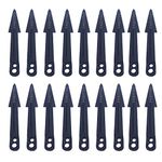 FABITTO Drip Irrigation Accessories Emitter Arrow Nails Stakes 150 Pieces for 4mm Feederline Micro Pipe Tube.