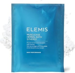 ELEMIS Musclease Herbal Bath Synergy | Calming Muscle Tension and Relaxation Therapy Soak Relieves Aches, Pains and Tension Post-Workout | 10 Sachets