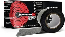 Surviveware Waterproof Duct Tape, Heavy Duty with Easy Tear Technology for Camping, Outdoors Adventures and Survival Kits