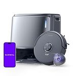 NARWAL Freo Z10 Ultra Robot Vacuum and Mop Combo, Dual RGB Cameras and Chips, AI Avoidance, 8N Corner to Edge Deep Cleaning, Dry-Wet Separation, 18000Pa, Hot Water Wash & Self-Emptying, Gray