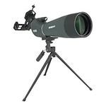 Svbony SV28 Upgrade 20-60x80 Spotting Scope for Target Shooting, HD FMC, Long Range Spotter Scope with Phone Adapter and Tripod, Spotter Scope for Birdwatching, Wildlife Observation