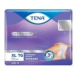 Tena Incontinence Underwear for Overnight, Unisex, Xlarge, 10 Count