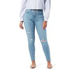 Signature by Levi Strauss & Co. Gold Label Women's Plus Size Totally Shaping Skinny Jeans, Frosty Lakes, 18