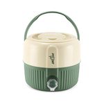 Milton Kool Pristine 7 Insulated Plastic Water Jug, 5.25 litres, Green | Food Grade | Easy to Carry | BPA Free