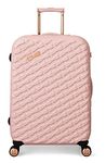Ted Baker Women's Belle Fashion Lightweight Hardshell Spinner Luggage, Pink, Checked-Medium 27-Inch, Luggage