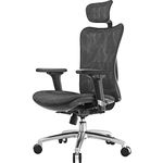 SIHOO Ergonomic Office Chair Mesh Desk Chair with Adjustable Lumbar Support 3D Armrests Breathable High Back Computer Chair (Black)