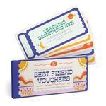 Em & Friends Best Friend Vouchers, BFF Gift Coupons, Book of 15 Perforated Vouchers