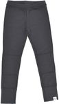 Woolino Merino Wool Base Layer for Kids - Super Soft Kids Leggings - All Natural Base Layer Bottoms - (2-3 Years) - Storm Gray