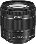 Canon EF-S 18-55 mm f/4-5.6 IS STM Lens for Camera - Black