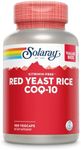 SOLARAY Red Yeast Rice with CoQ10 and Niacin (Vitamin B3) Non-Irradiated Red Yeast Rice Plus CoEnzyme Q10 - Citrinin Free - 60-Day Guarantee, Lab Verified, 100 Servings, 100 VegCaps