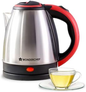 Wonderchef Essenza Electric Kettle | 1.5L | Stainless-steel Body | 1350W | Rapid Boiling in 5 Mins | Boil Water for Tea, Coffee, Instant Recipes | Auto Shut-off | Boil Dry Protection | 2-Year Warranty