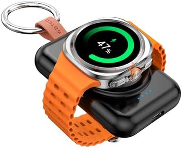 ACEQINGSE Portable Charger for Samsung Galaxy Watch 7 Ultra, 1800mAh Wireless Magnetic Charger, Keychain Power Bank for Samsung Galaxy Watch 7/ Ultra /6/6 Classic/5/5Pro/4/3 and Active 2/1