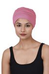 The Headscarves Women Silky Soft Bamboo Viscose Sleep Cap for Hair Loss Chemo Headwear Skull Cap Free Size (Multicolor)