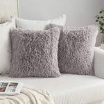 MIULEE Pack of 2 Faux Fur Throw Pil