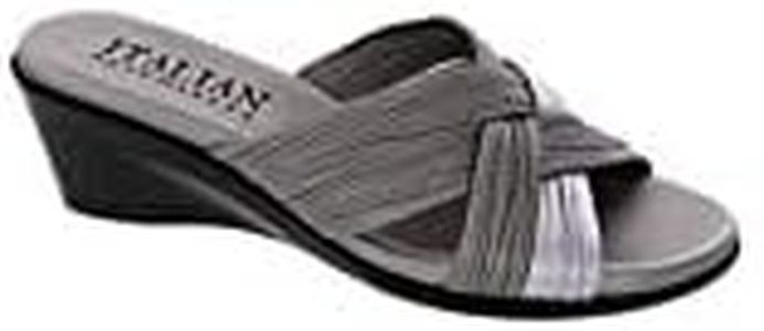 ITALIAN SHOEMAKERS Women's Sandal, Saylor Oewter Multi, 5 M US