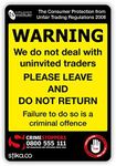 Pack of 2 Trading Standards Cold Ca