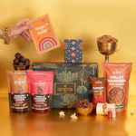 EAT BETTER CO Sneh 7-Item Rakhi Gift Hamper For Brother - Chocolate Coated Almonds, Hazelnut & Vanilla Dry Fruit Laddoos, Premium Rakhi Gift - Rakhi With Chocolates Gift Pack - Rakhi With Sweets