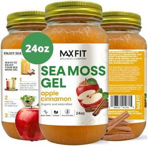 Sea Moss Gel Organic Raw (12 Flavors) 24oz Wildсrafted Gold Sea Moss Gel from Saint Lucia | 92 Vitamins and Minerals | Pure Raw+Non-GMO | Vegan Superfood