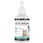 The Healthy Dog Co - Natural Dog Eye Drops - Eye Drops for Dogs and Cats - Dog Eye Wash - Tear Stain Remover for Dogs Eyes with Colloidal Silver - Gentle Dog Eye Cleaner - Cat Eye Drops - 100ml