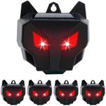 Coyote Deterrent,Solar Nocturnal Animal Repeller Predator Light Scare, Effective Repellent Device for Coyote, Deer, Fox, Raccoon, Skunk, for Chicken Coop, Farm, Yard, Garden (4 Packs)