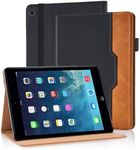 iPad Mini 5 Tablet Case 2019 7.9 Inch Premium PU Leather Adjustable Stand Tablet Case, with Hand Strap and Auto Sleep/Wake, Shockproof Soft Tpu Smart Cover for iPad Mini 1/2/3/4 Generation (Black)