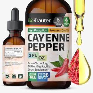 MAUWE HERBS Cayenne Pepper Supplements - Organic Cayenne Pepper Powder Tincture - Alcohol-Free Liquid Drops 2 Fl Oz