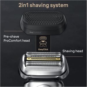 Braun Series 9 Pro+ Electric Shaver – Wet & Dry Foil Shaver for Men