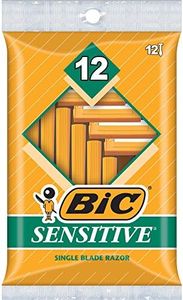 BIC Single Blade Razor, Sensitive, 12 ct