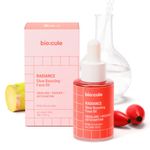 biocule Radiance Glow Boosting Face Oil with Sugar Squalane, Rosehip & Astaxanthin, Natural Facial Oil for Bright, Even & Glowing Skin, Lightweight & Fast Absorbing, Suitable for All Skin Types, 30ml