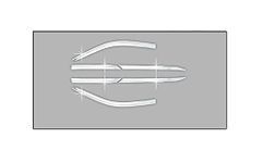 OnWheel Auto Clover Car Chrome Door Visor Compatible with New Fortuner- Set of 6 PCS (D675)