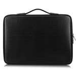 FYY 12"-13.3" [Waterproof Leather] [Solid Hard Shape] Laptop Sleeve Bag Case with Inner Tuck Net Fits All 12-13.3 Inches Laptops, Notebook, MacBook Air/Pro, Tablet, iPad Black