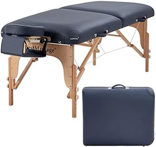 Massage Table, Portable Massage Tables, 84 Inches Long 30 Inchs Wide Height Adjustable Massage Table 2 Fold Spa Bed Massage Tables Spa Beds & Tables with Carrying Bag