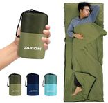 JAICOM Sleeping Bag Liner, Adult Sleep Sack & Travel Sheets, Ultralight and Portable Camping Sheets - Suitable for Hotel, Camping, Hostels, Business Trips, Tanning, Bed, Backpacking