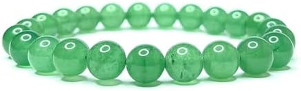 Bracelet en Aventurine Verte Pierre Naturelle Perles de taille 8mm Pierres fines et Précieuses Bracelet Femme Bijoux Minéraux Cadeau Bien-être Cadeau Anniversaire Femme et Homme
