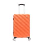 Skylark 24" Medium Check in Suitcase Super Lightweight 4 Wheel Dual Spinner ABS Hard Shell Luggage with Built in 3-Digit Combination Lock for 15 to 20kg