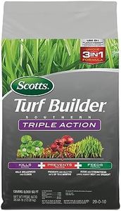 Scotts Turf Builder Southern Triple Action - Weed Killer, Fire Ant Preventer, Lawn Fertilizer, 8,000 sq. ft., 26.64 lbs.