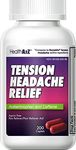 HealthA2Z® Tension Headache Relief | Acetaminophen 500mg | Caffeine 65mg | Pain Reliever Aid | Aspirin Free (200 caplets (Pack of 1))
