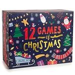 12 Games of Christmas - 12 Hilarious Holiday Games [Family Party Games Pack for Kids, Teens & Adults] - by Beat That! Game