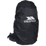 Trespass Waterproof Rucksack Rain Cover for Backpacks, Black, Medium