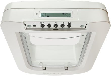 SureFlap Microchip Pet Door – White, Secure Cat & Small Dog Access