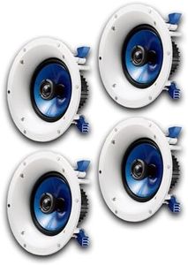 Yamaha NS-IC600 6.5 Inch 2 Way in Ceiling Speakers - 4 Pack