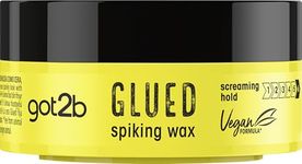 Schwarzkopf got2b Glued Spiking Glue, Hair Wax, Strong Hold for Up to 72 Hours, 75 ml