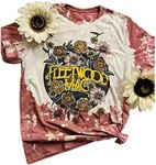 Women Country Music Bleached Shirts