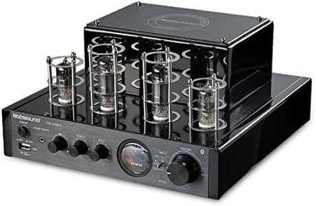 NOBSOUND Amplificador de válvulas MS-10D MKII Hybird con Bluetooth, USB, auriculares para HiFi, color negro