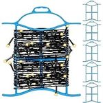 Belle Vous 6 Pack of Christmas Light Rope Winder Organisers - Holds Up to 30m/98ft - Hangable Cord Storage Tidy Holders for Christmas Lights, Electric Leads, Garlands, Reel, and Cable