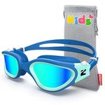 ZIONOR Kids Swim Goggles, G1MINI SE Anti-fog Clear Lens Swimming Goggles for Kid Child 6-14