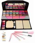 LIP N CHIC GLOW TYA Fashion 6155 Multicolour Makeup Kit with 5 Pink Makeup Brushes Set - (Pack of 6)