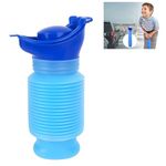 1 Pcs Shrinkable Emergency Urinal,Male Female Portable Outdoor Mobile Toilete,Portable Shrinkable Urinal Reusable Emergency Urinal for Camping Car Travel Traffic Jam and Queuing(750 ML,Blue)