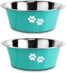 Stainless Steel Dog Bowls, Nonslip 