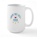 CafePress World's Most Loved Memere Mugs 15 oz (444 ml) Ceramic Coffee Mug